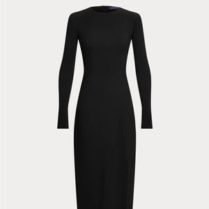 Ralph Lauren Zinna Long-Sleeve Cocktail Dress Size 14